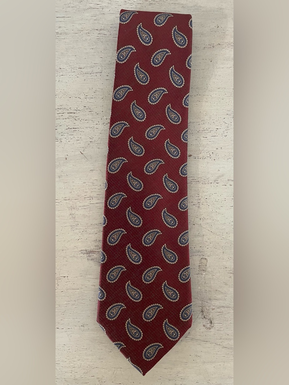 ROBERT TALBOTT BEST OF CLASS Spaced Paisley Print Woven Silk Power Tie $195
